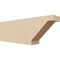 Ekena Millwork 4in. W x 8in. H x 24in. L Burlington Woodgrain TimberThane Rafter Tail, Primed Tan RFTUR04X08X24BURRCPR - alternate 1